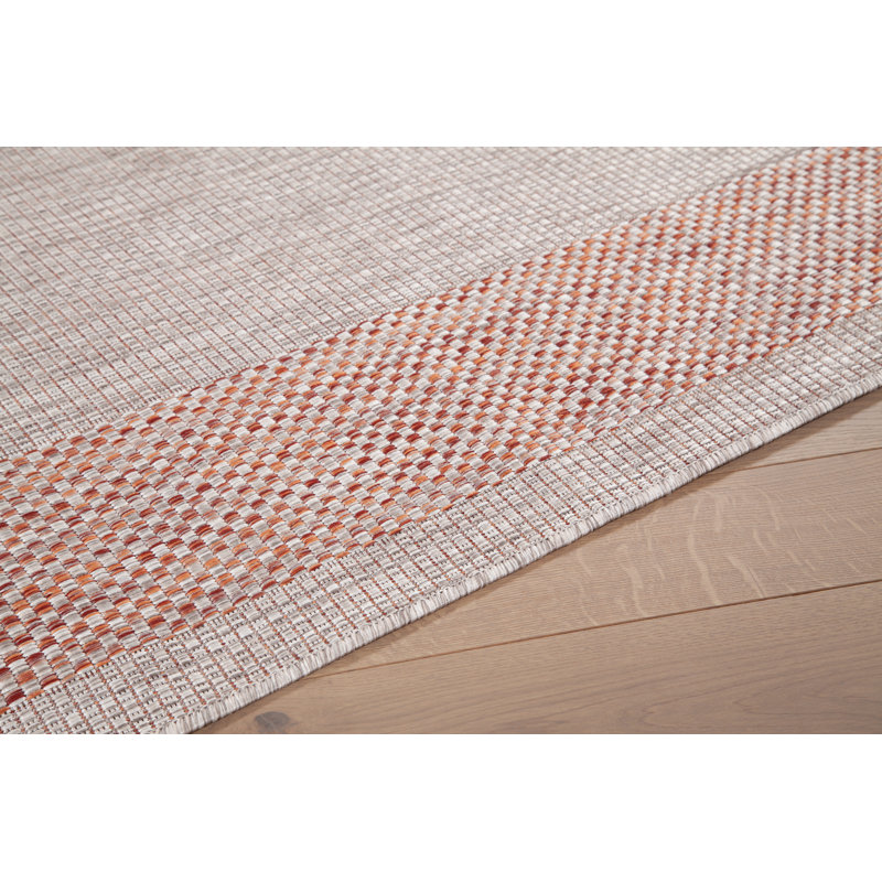 Decoste Abstract Hand Woven Indoor / Outdoor Area Rug, Rectangle 160 x 230cm
