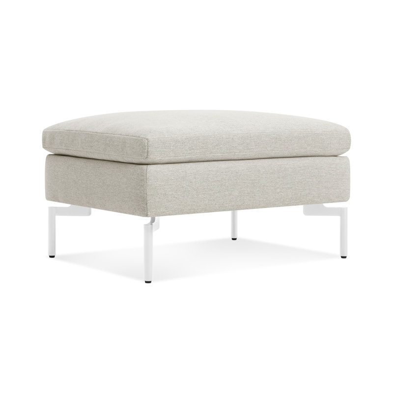 Nouveau repose-pieds standard, Maharam Mode / 100% polyester clavicule, Blanc