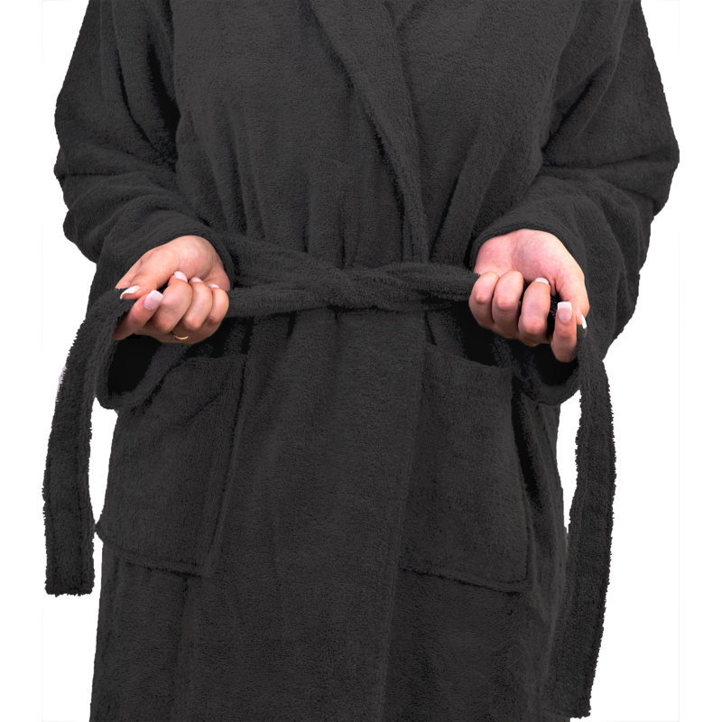 Jalissa Unisex Towelling Bathrobe, Small/Medium