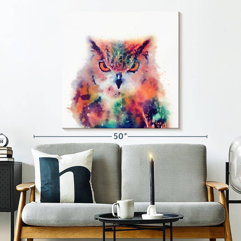 Crowle The Wise, 33" H x 33" W