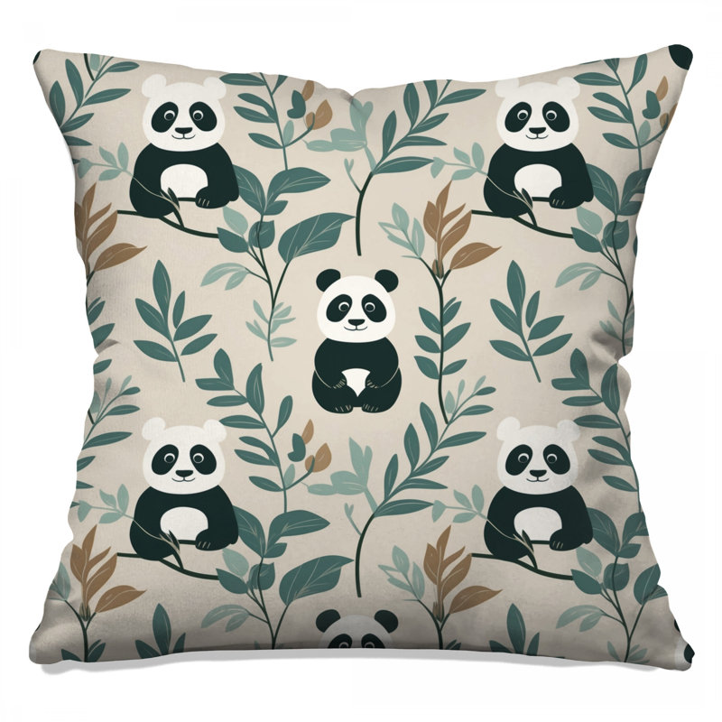 Coussins Panda, 26 po x 26 po