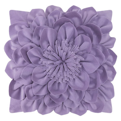  Housse de coussin en velours appliqué