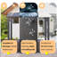 Pergolas et abris de jardin muraux robustes-123279003