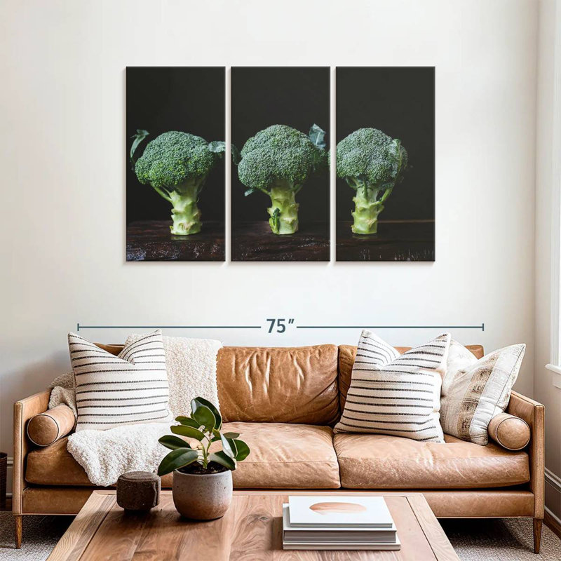 Yarlin Healthy Broccoli, 36" H x 57" W