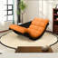 Chaise berçante moderne en bois massif rembourré-101193598
