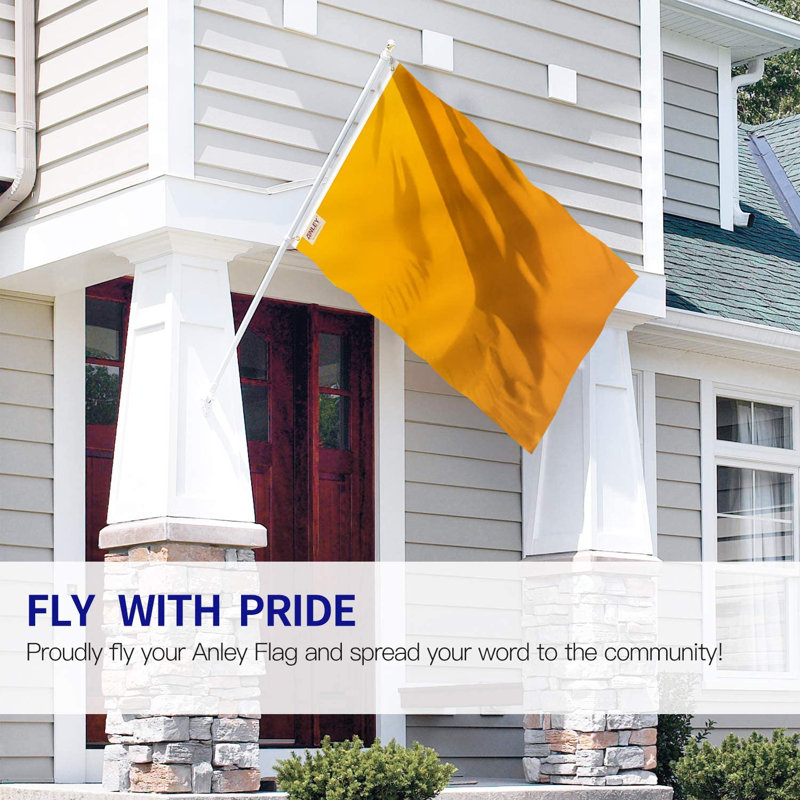 Drapeau de maison uni en polyester 3 x 5 pi