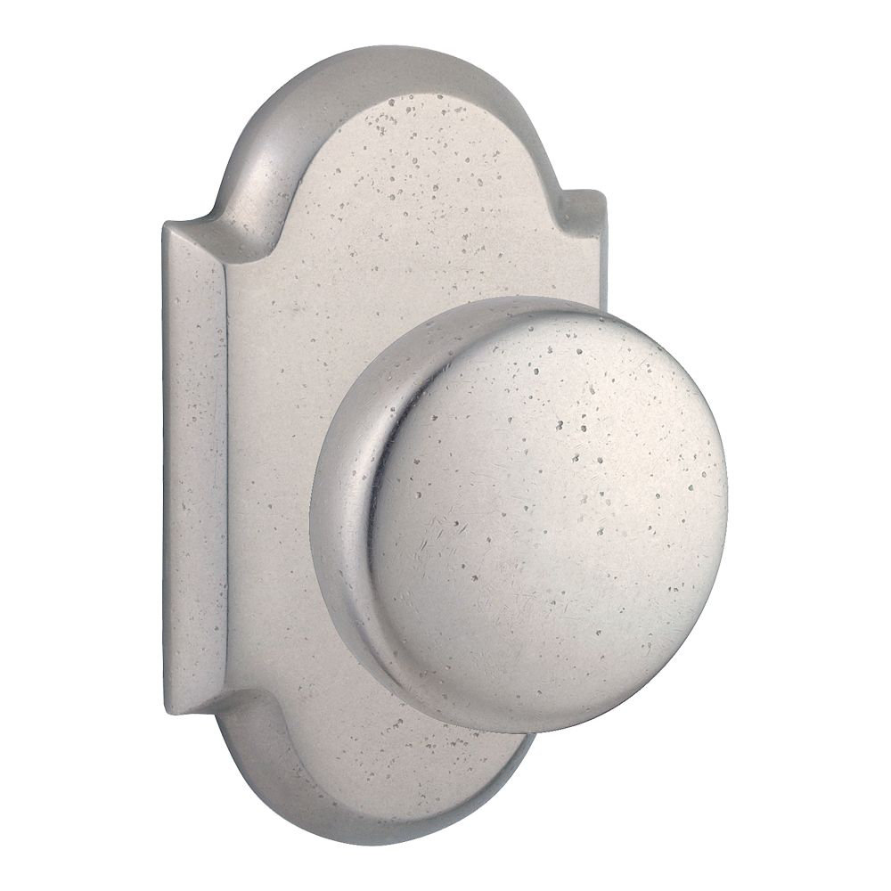 Double Dummy Door Knob with Traditional Arch Rose Baldwin 