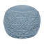 Corrado 40cm Wide Round Solid Colour Pouffe Ottoman-4434016