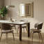 Metal Base Dining Table