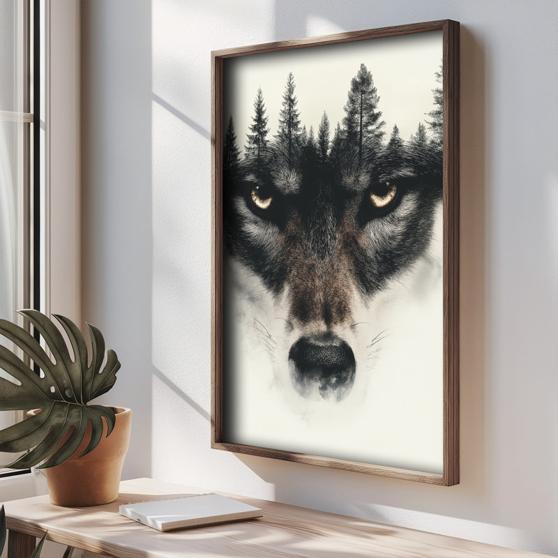 Stunning Decorative Framed MDF Painting, 13.8 x 18.5 x 0.8 inches | 100% MDF with 3 mm Thickness, Elegant Pine Wood Frame | UV Printed Artwork for Home Decor, Perfect for Living Room & Bedroom Accent