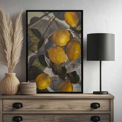 «Lemons In Light Shadow» par Miss Mustard Seed, reproduction d'art