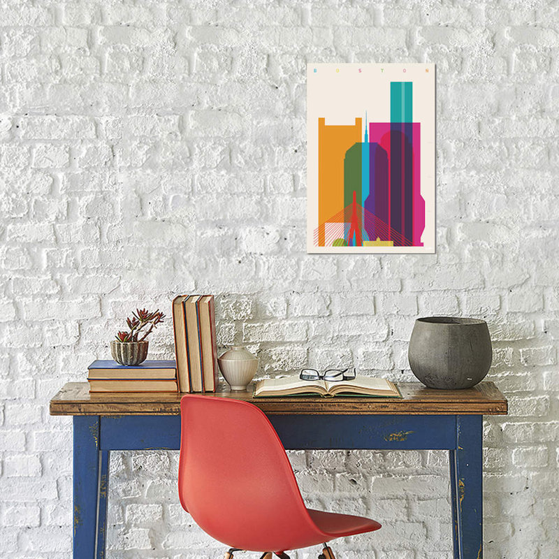Boston by Yoni Alter - Wrapped Canvas Print, 66.04 cm H x 45.72 cm W x 1.91 cm D