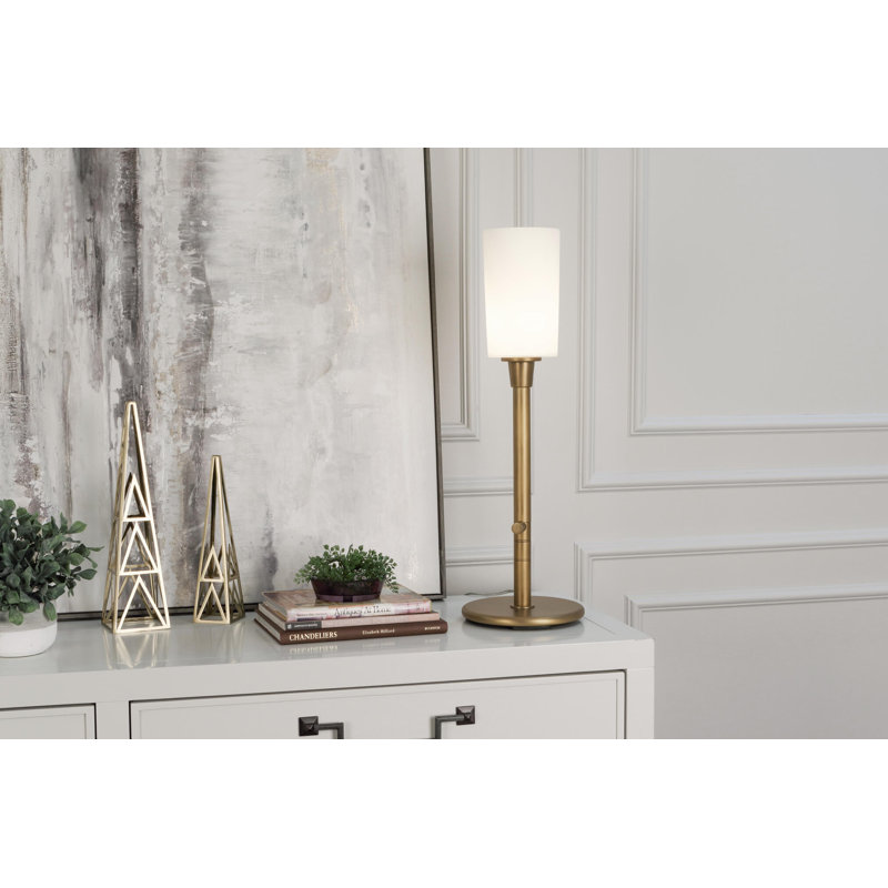 Bandit Buffet Table Lamp, Polished Nickel