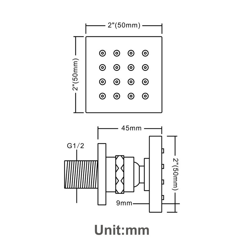 Thermostatic All-In-One Kit with Rough in-Valve, Brushed Gold