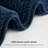 Splendor Navy 100% Cotton Tufted 3000 GSM Reversible 24x36'' Bath Rug-111531131-111300926