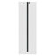 Armoire de rangement blanche à 8 portes et 4 tablettes pour dortoir - pratique dans le salon, la cuisine, la chambre à coucher, la salle de bain et le bureau