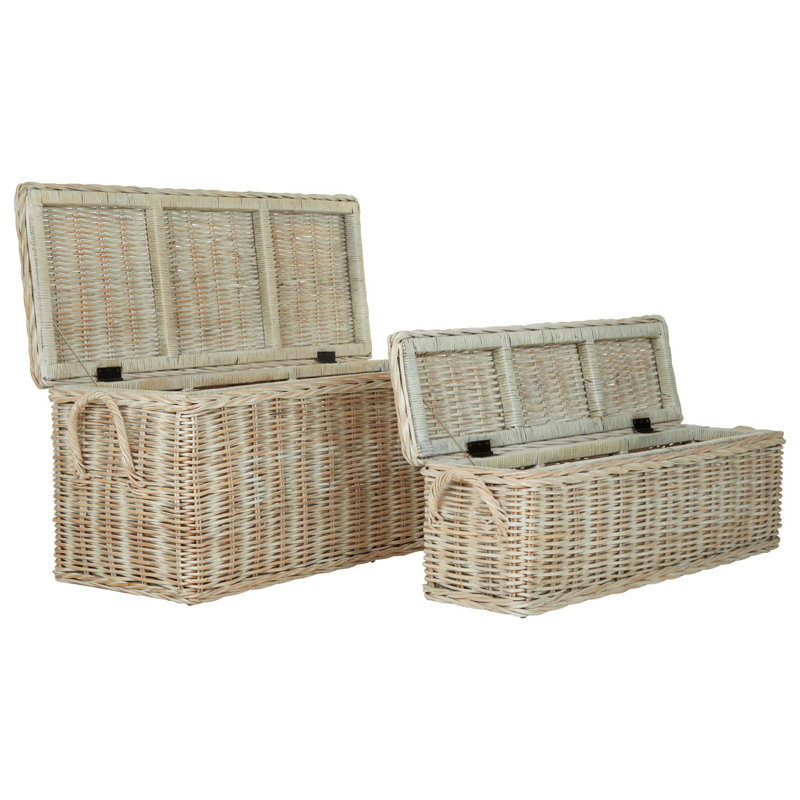 August Grove Christa Solid Wood Decorative Basket
