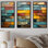 Boho Earth Element Stones Mosaic II - Boho mosaïque murale, art mural