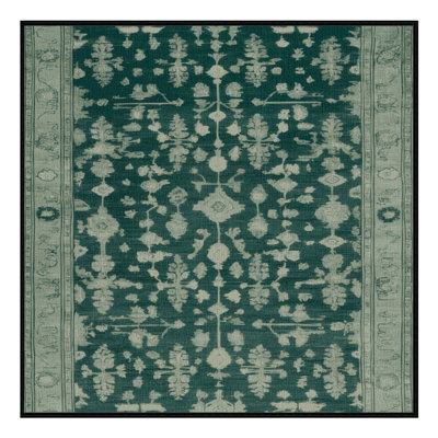 Machine Washable Overdyed Grey Area Rug