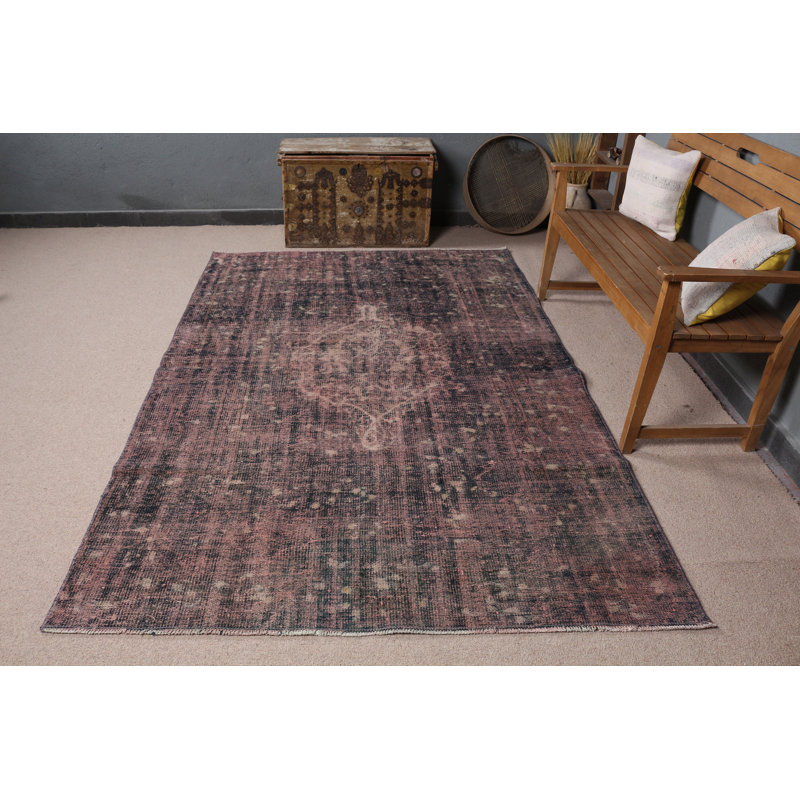 Tapis turc rétro fait à la main pour un décor antique unique dans votre salon de style antique