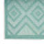 Tapis intérieur / extérieur turquoise / bleu sarcelle Foundry Select-12540570