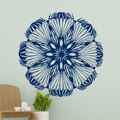 Décalcomanie murale yoga mandala