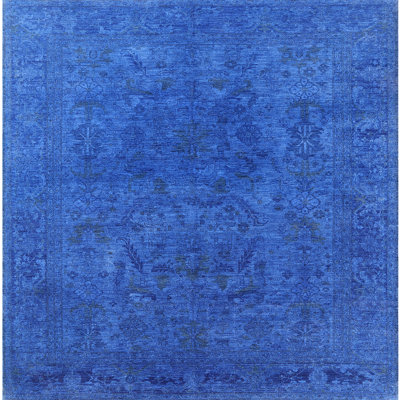 Tapis oriental bleu