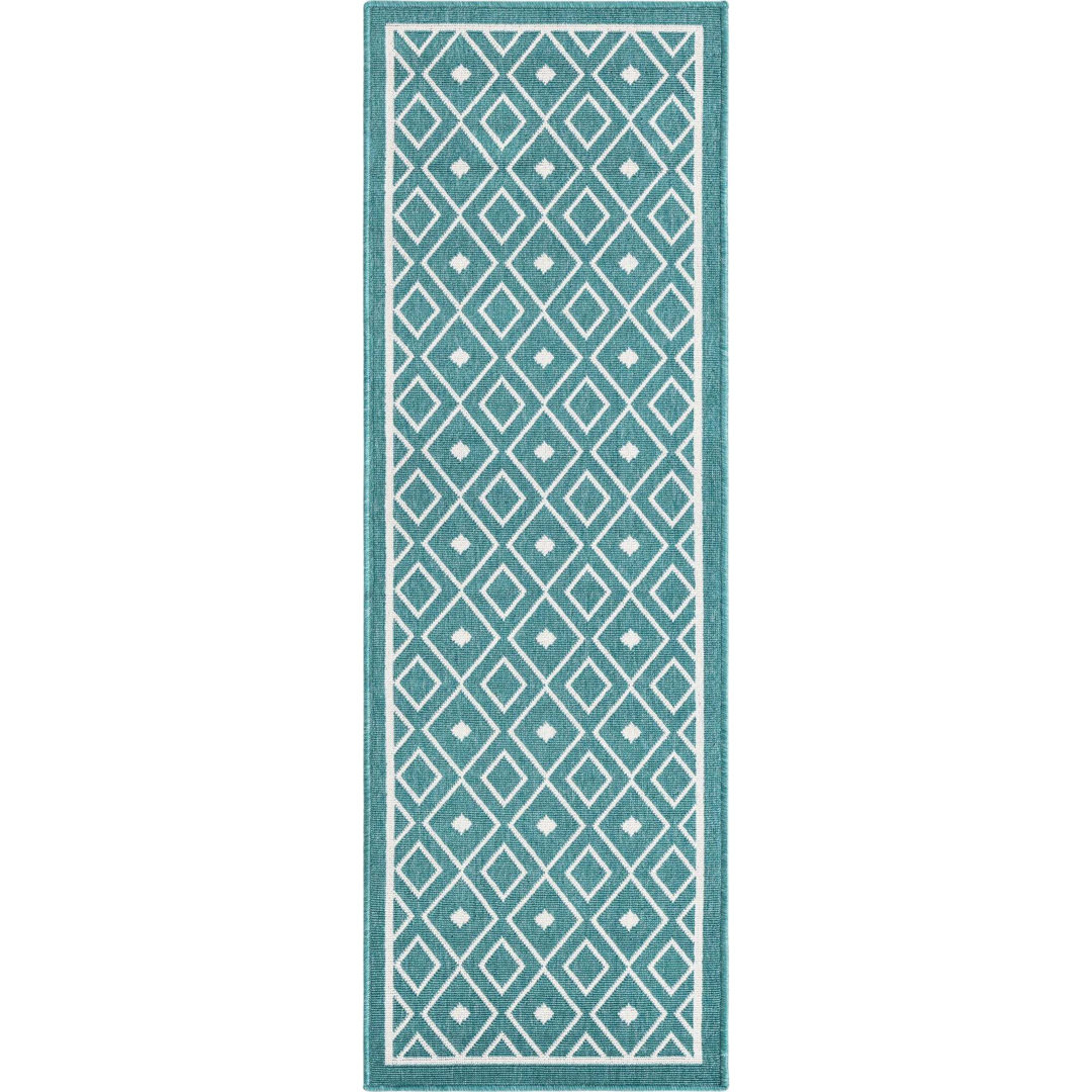 Geometric Indoor / Outdoor Rug Dakota Fields Rug