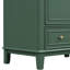 Meuble-lavabo foncé avec lavabo, tablette réglable et armoire de rangement, base en bois massif-2009634650-2009634652
