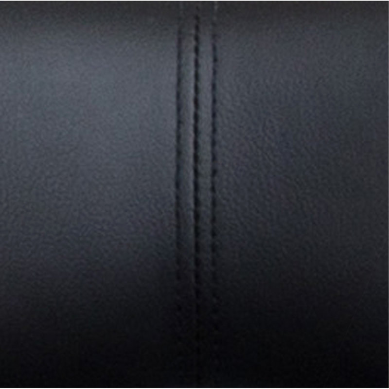 Ensemble de 2 tabourets pivotants réglables Masaccio avec base chromée Airlift, Noir