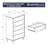 Mid Century 5-Drawer Chest-120391591