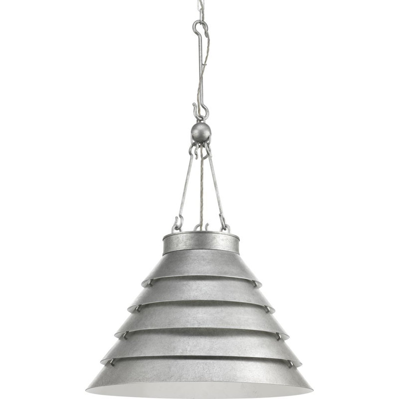 Maliblue Matte Enamel 24'' Industrial Globe Pendant Light