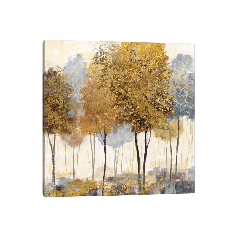 Metallic Forest II by Nan - Wrapped Canvas Print, 93.98 cm H x 93.98 cm W x 1.91 cm D