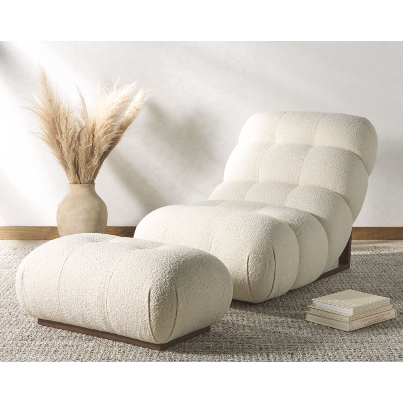 Fauteuil d'appoint rembourré Ortegon