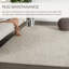 Tapis gris à motif géométrique en laine touffeté à la main picard pour l'intérieur-2055810737