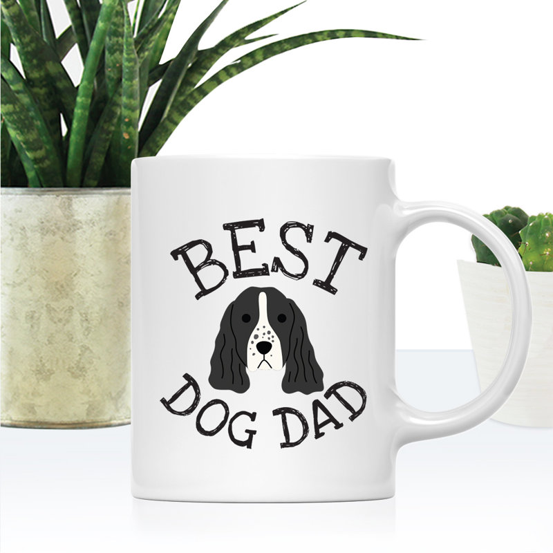 Tasse à café Best Dog Dad, Épagneul Springer anglais