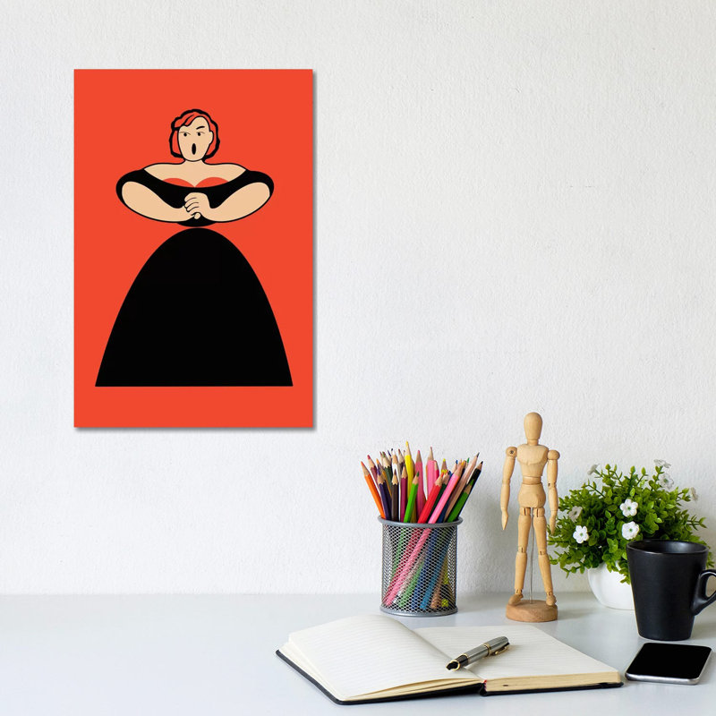 The Singer by Mark Rogan - Wrapped Canvas Print, 20.32 cm H x 30.48 cm W