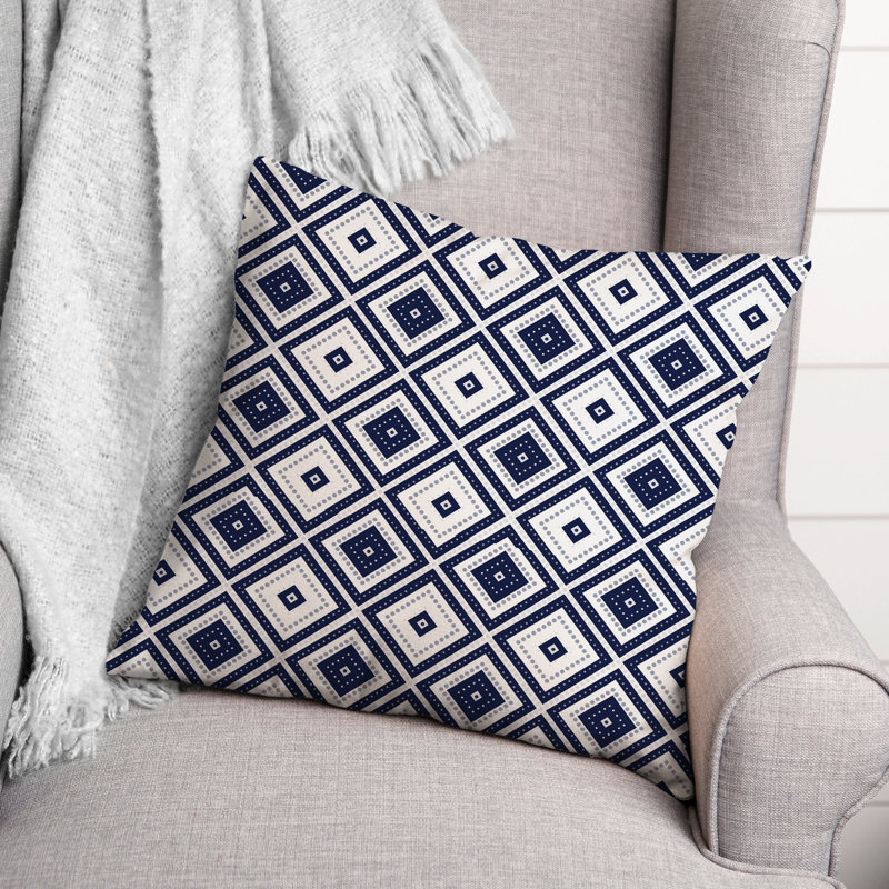 Lattice Throw Pillow