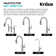 KRAUS Allyn Commercial Style 2-Function Single Handle Pull Down Kitchen Faucet