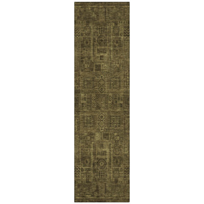 Machine Washable Indoor/Outdoor Chantille ACN2805 Global Rug
