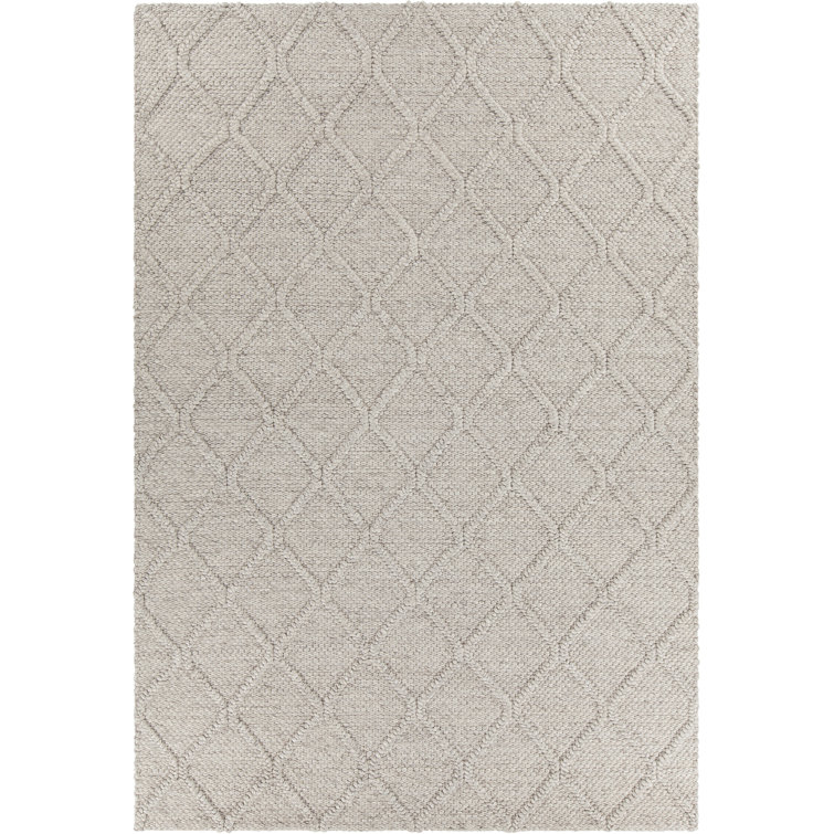 Tapis gris zone contemporaine texturée Arend