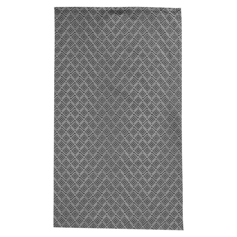 Nappe à labyrinthe carrée Leffel, Gris