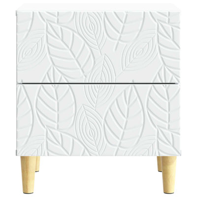 43cm W Solid Wood Bedside Table