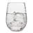 Hammered Libbey Stemless All-Purpose Wine Glasses