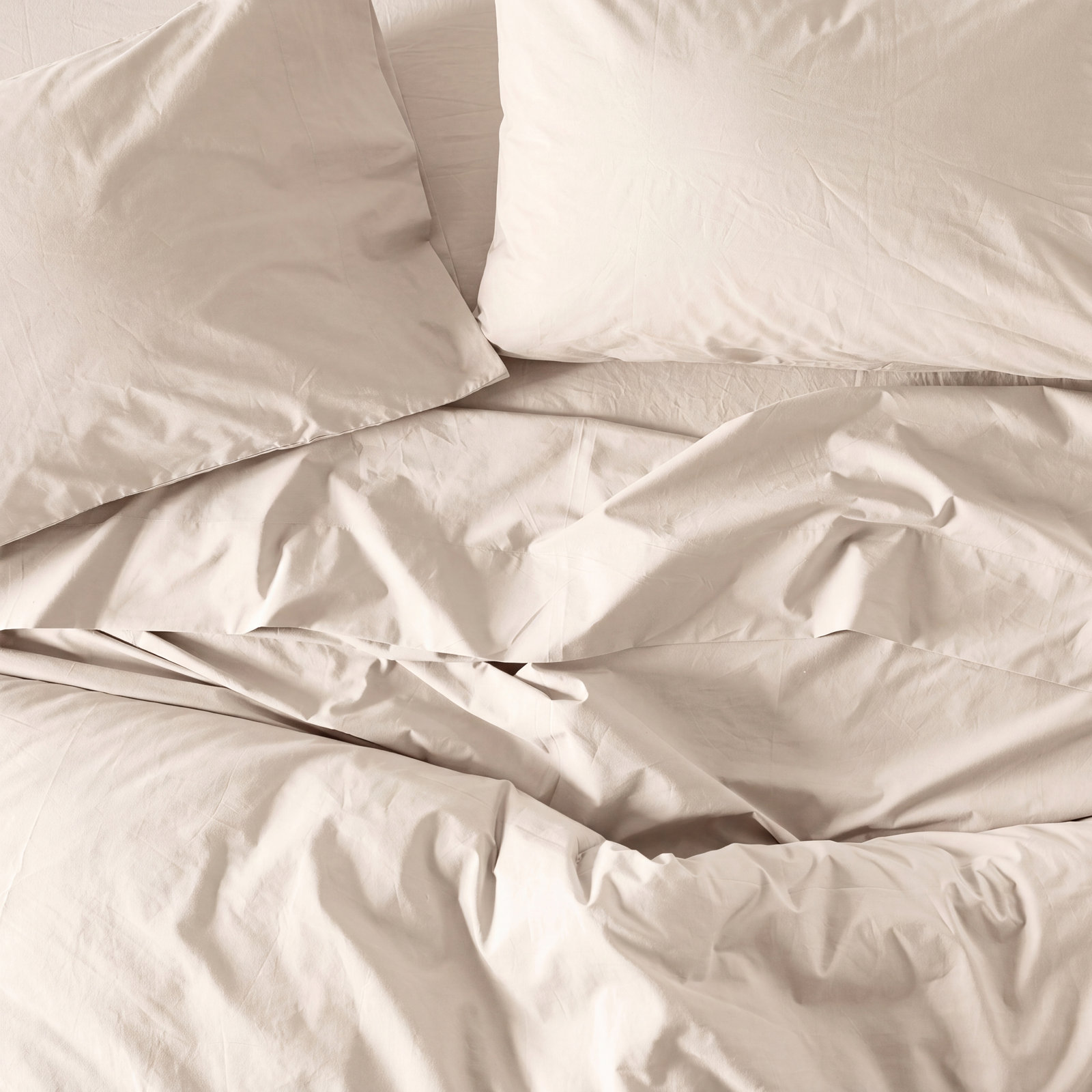 100% Cotton Percale Fitted Sheet, California King Fitted Sheet, Seal