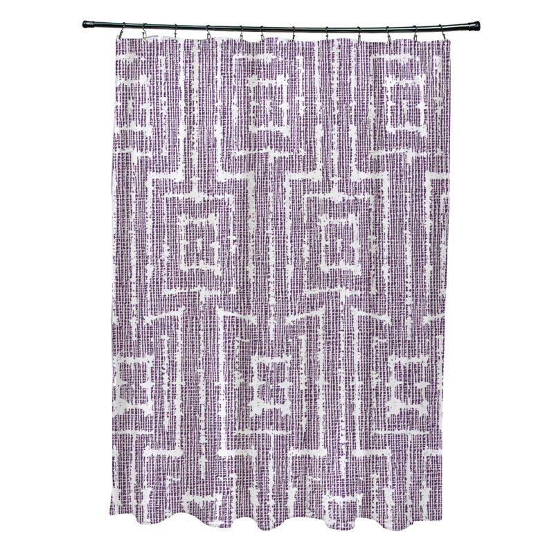 Rideau de douche simple Springdale, Violet
