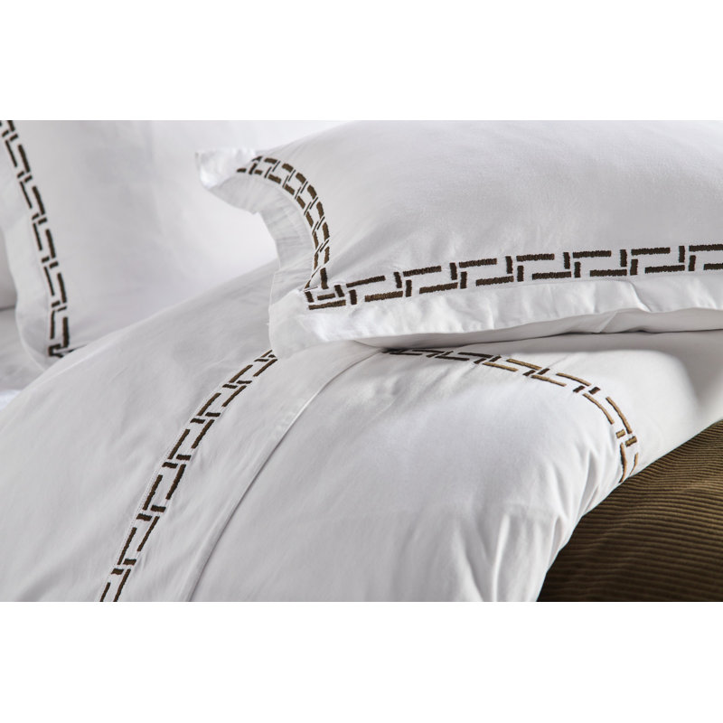 Edison Cypress Duvet Cover - King, Tan, King Duvet Cover