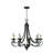 Earline 9 - Light Steel Dimmable Classic / Traditional Chandelier