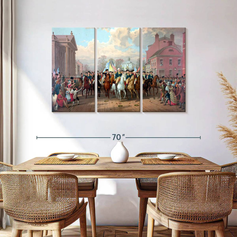 Lelar American History, 36" H x 57" W