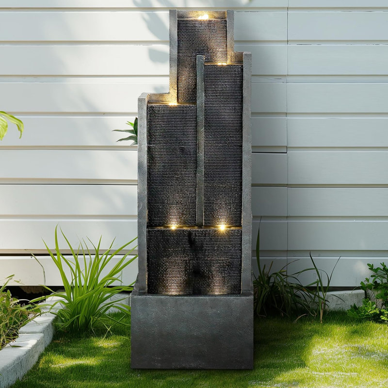 Fontaine de jardin intérieure / extérieure 5 niveaux